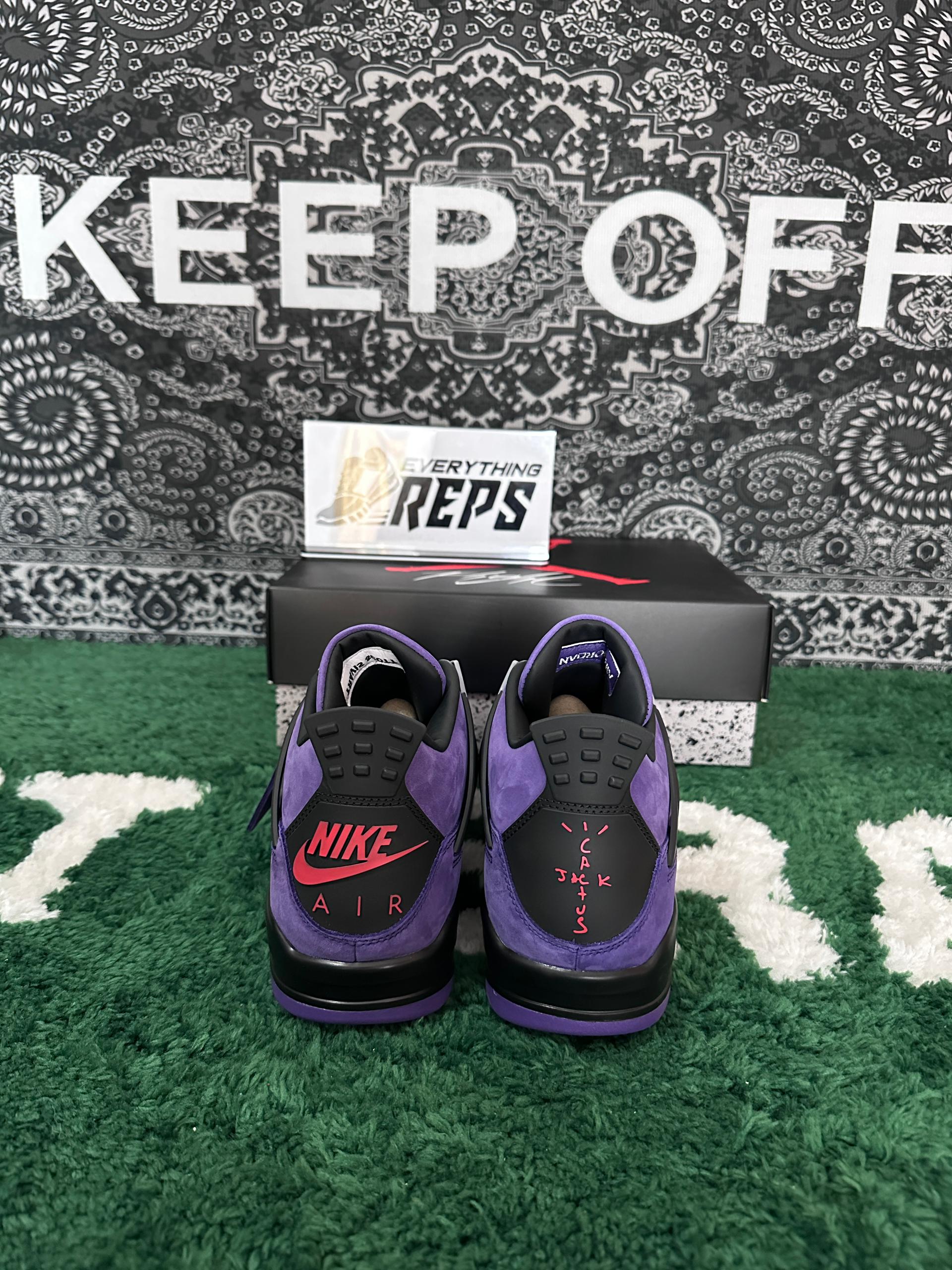 TS Friends & Family Purple AJ4s - Image 8