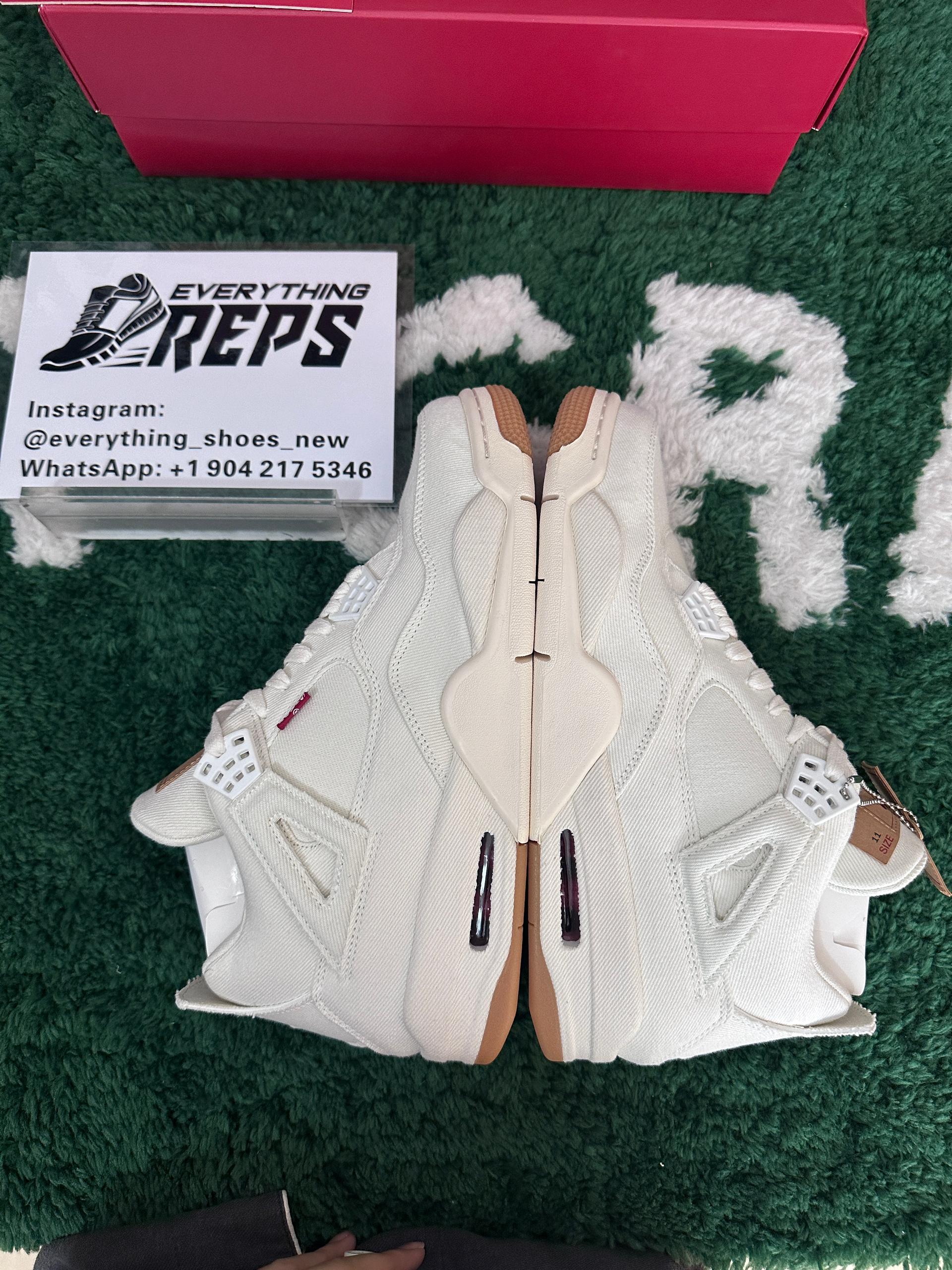 Levi's x AJ4 Retro 'White Denim' - Image 9