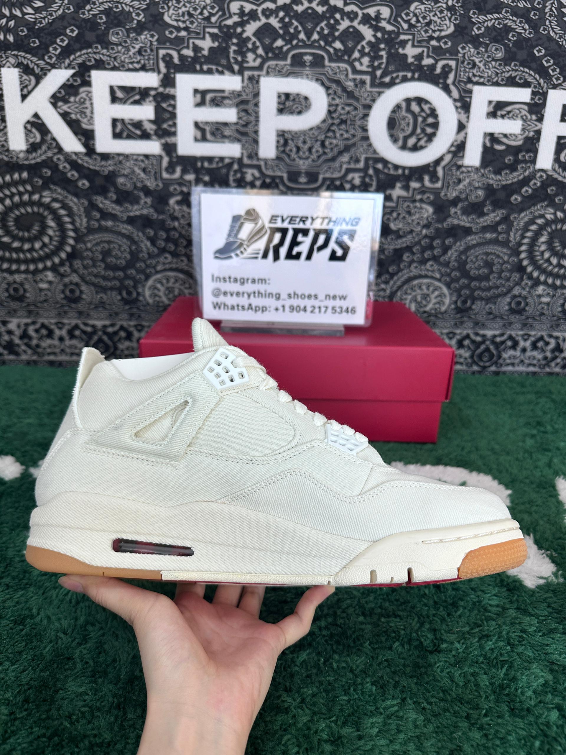 Levi's x AJ4 Retro 'White Denim' - Image 8