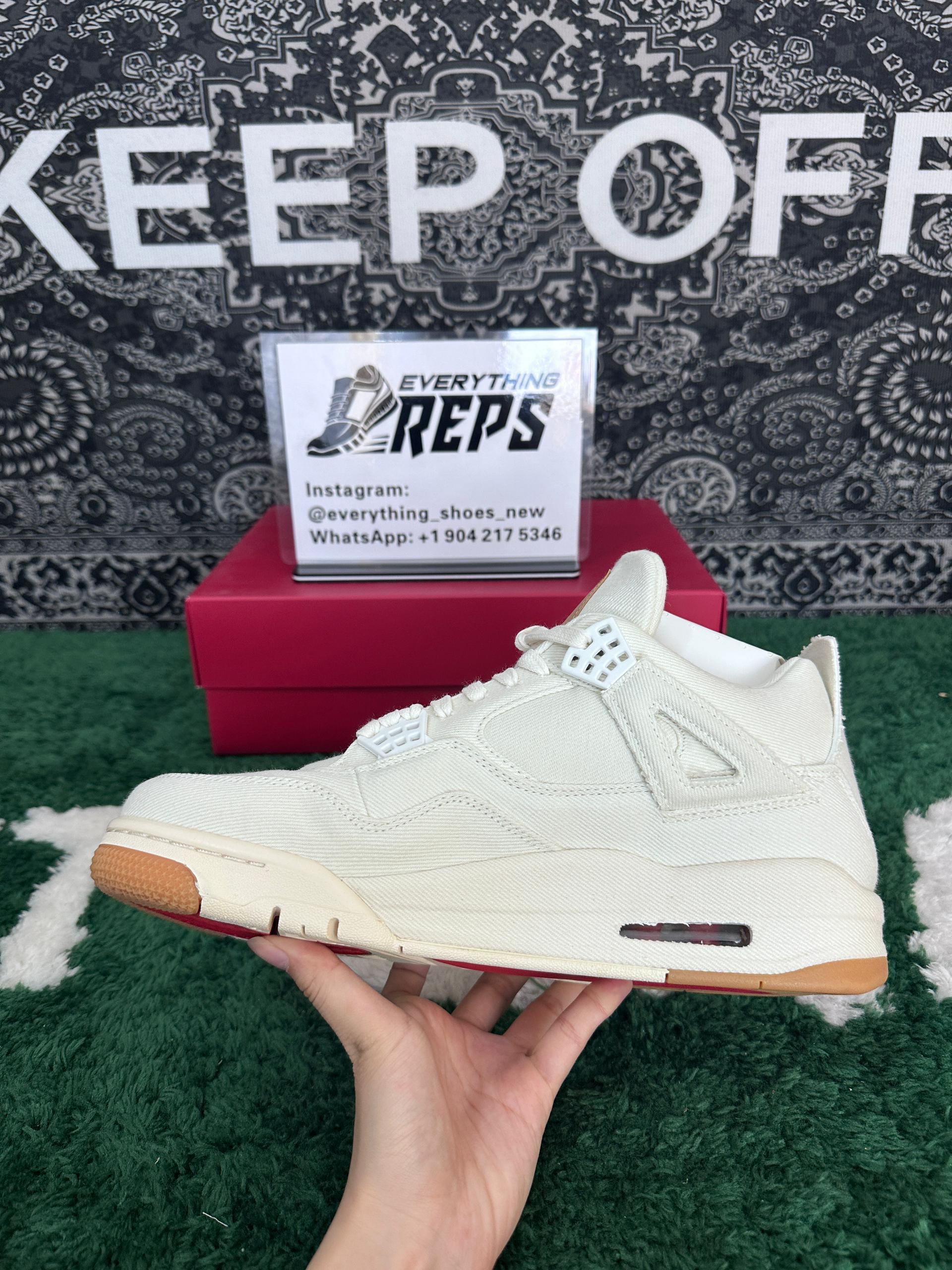 Levi's x AJ4 Retro 'White Denim' - Image 5