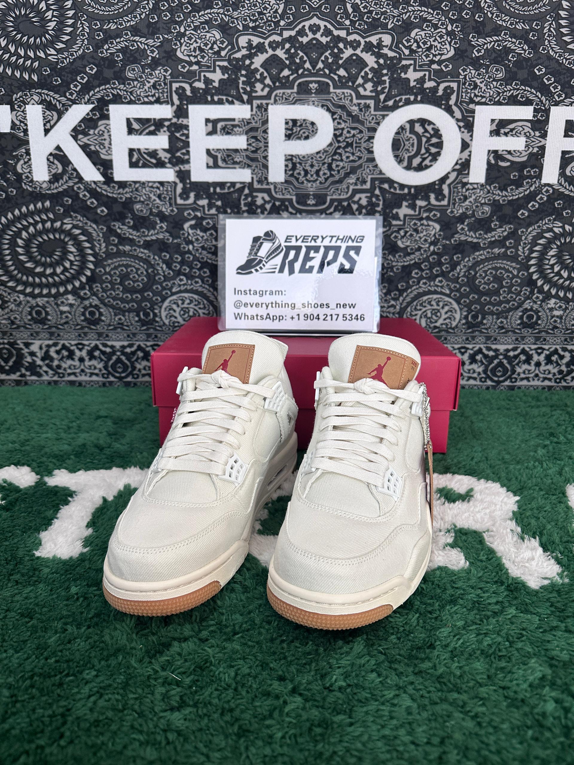 Levi's x AJ4 Retro 'White Denim' - Image 4