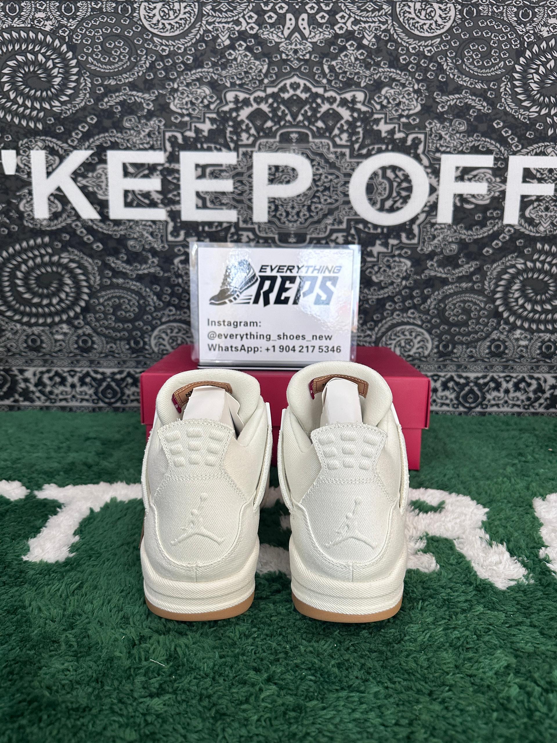 Levi's x AJ4 Retro 'White Denim' - Image 3