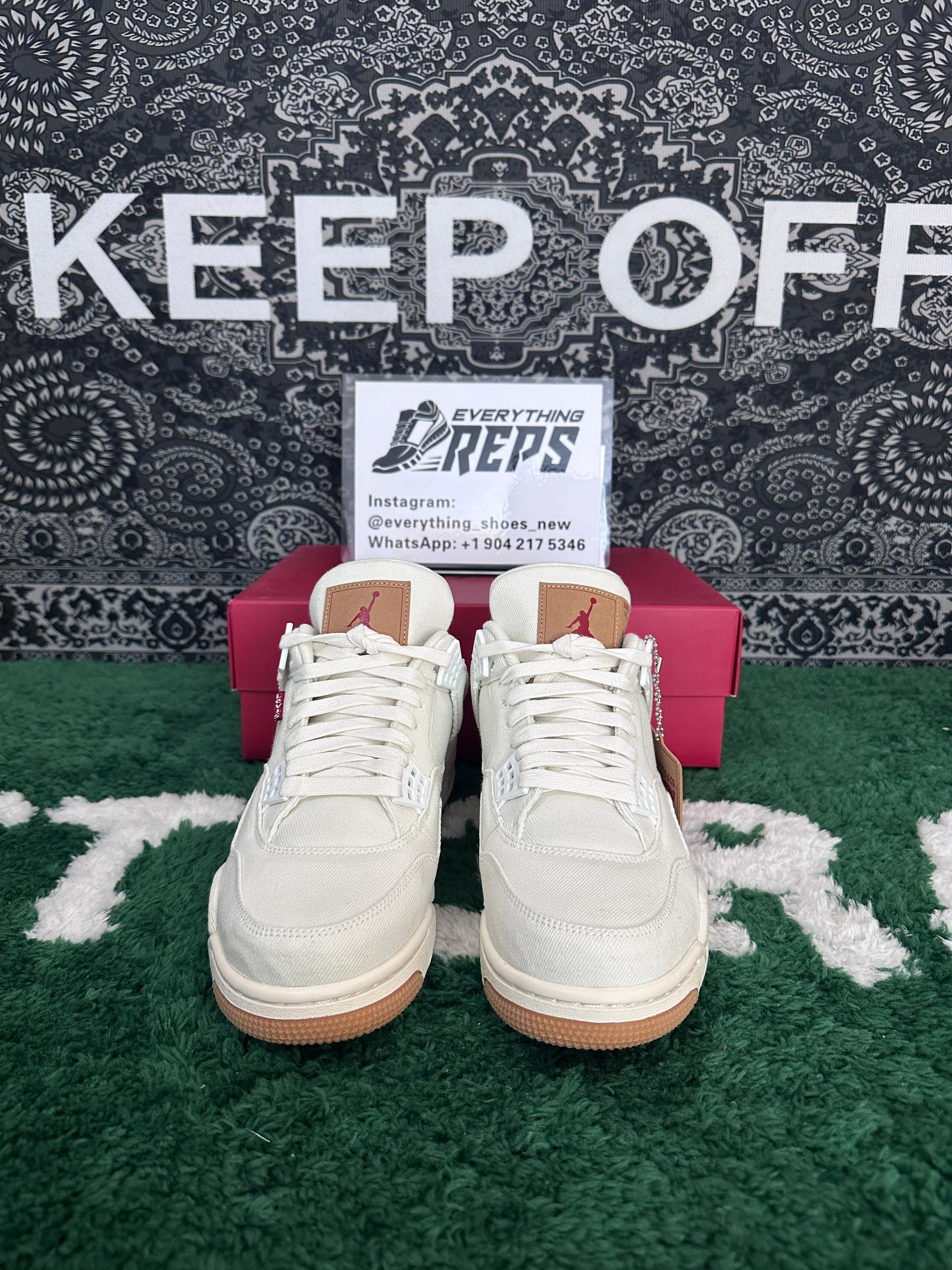 Levi's x AJ4 Retro 'White Denim' - Image 2