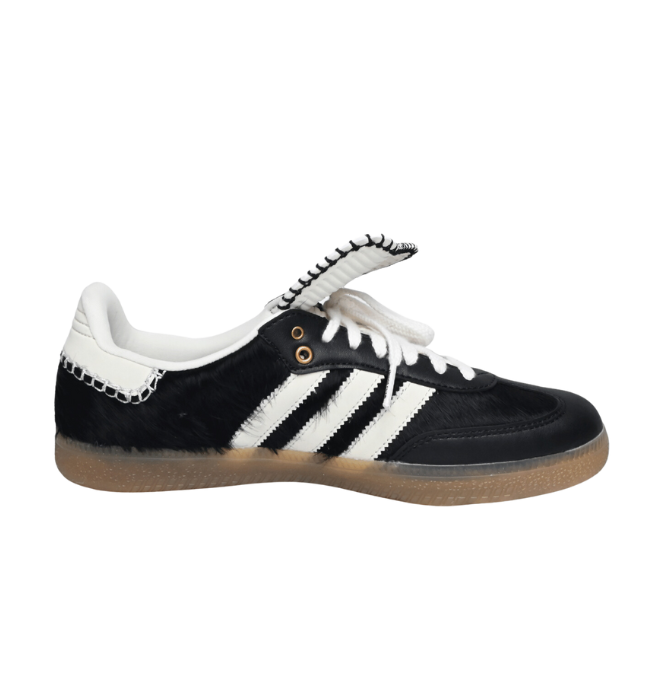 adidas x Wales Bonner Pony Samba Shoes Black Chalk White