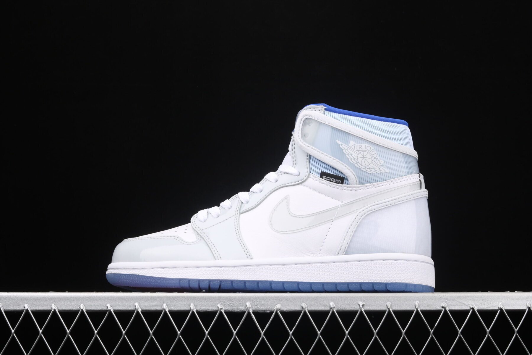 AJ1 Retro High, Zoom White Racer Blue - Image 8