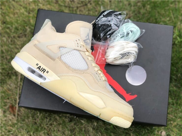 AJ4 Retro Off-White Sail Extended Size - Image 6