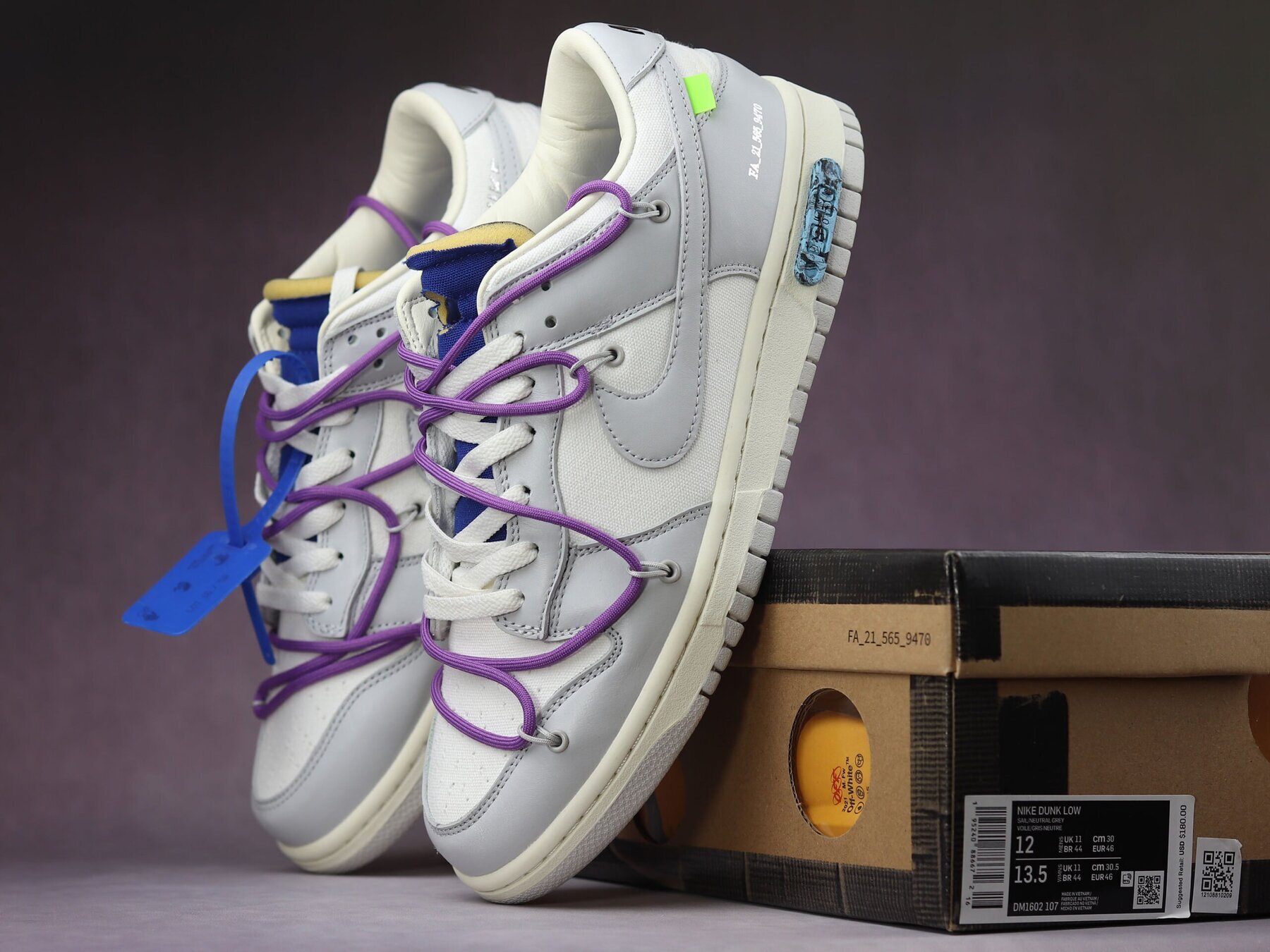 Off White Dunk Lot 48 - Image 7