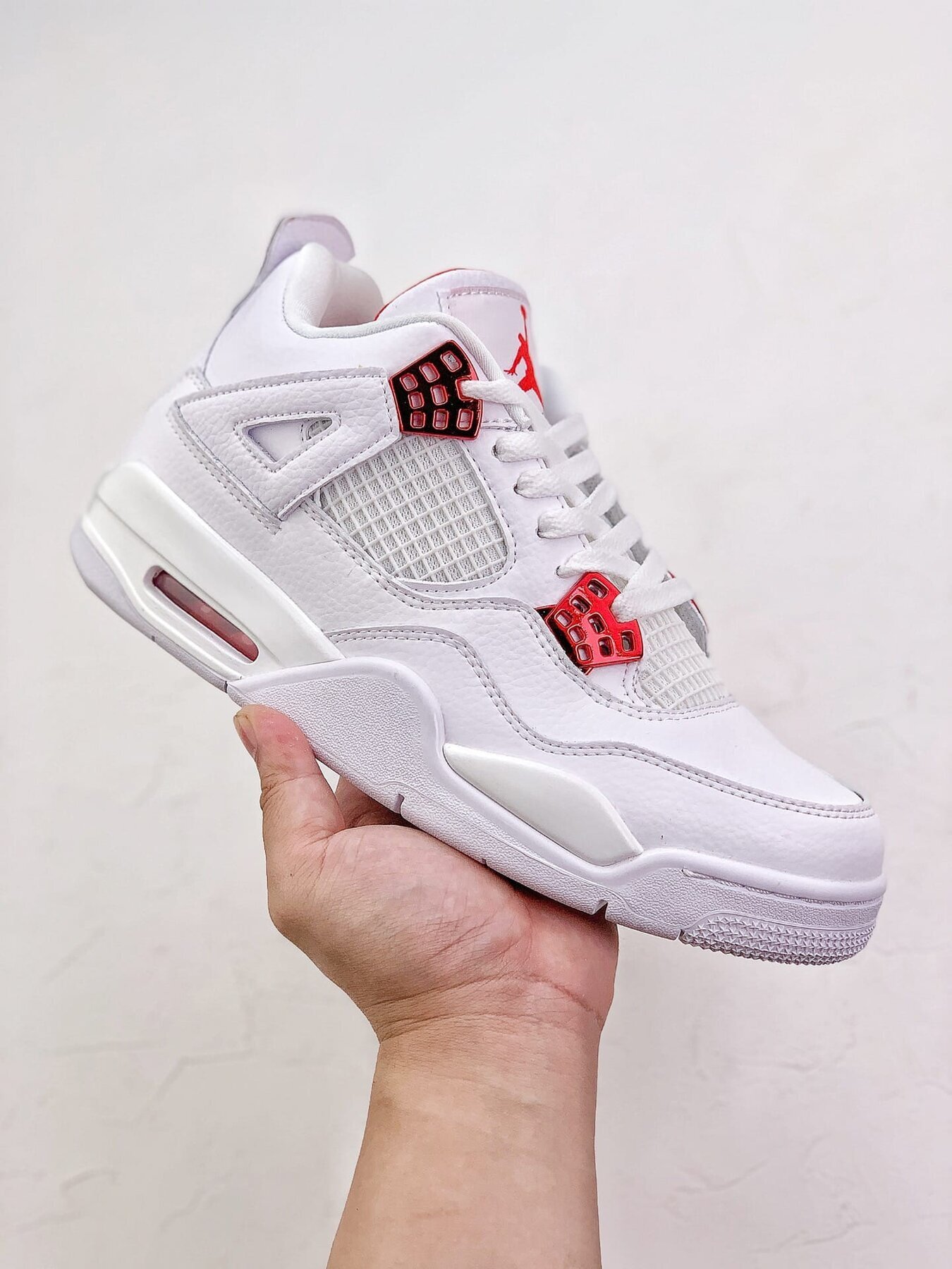 AJ4 Retro Metallic Red Extended size 14 - Image 8