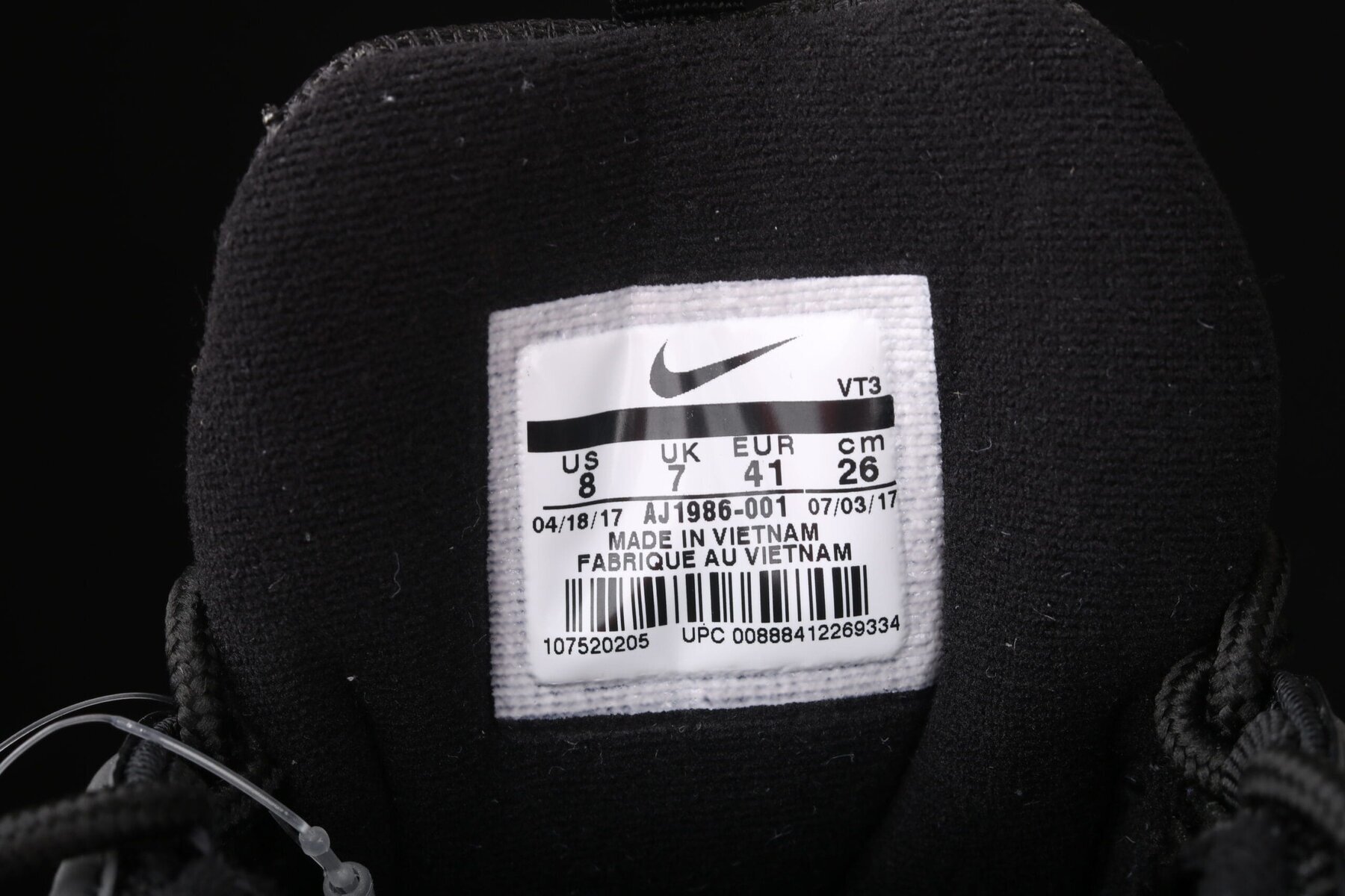 Air Max 97 Undefeated Black - Image 2