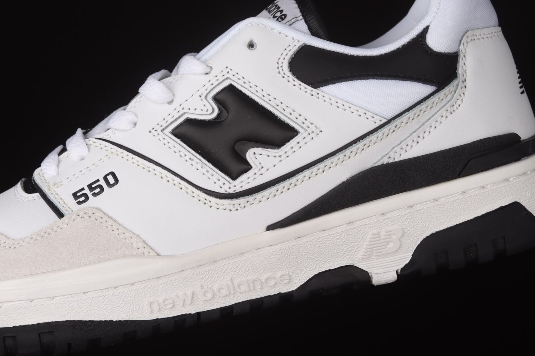 New Balance 550, Sea Salt Black - Image 8