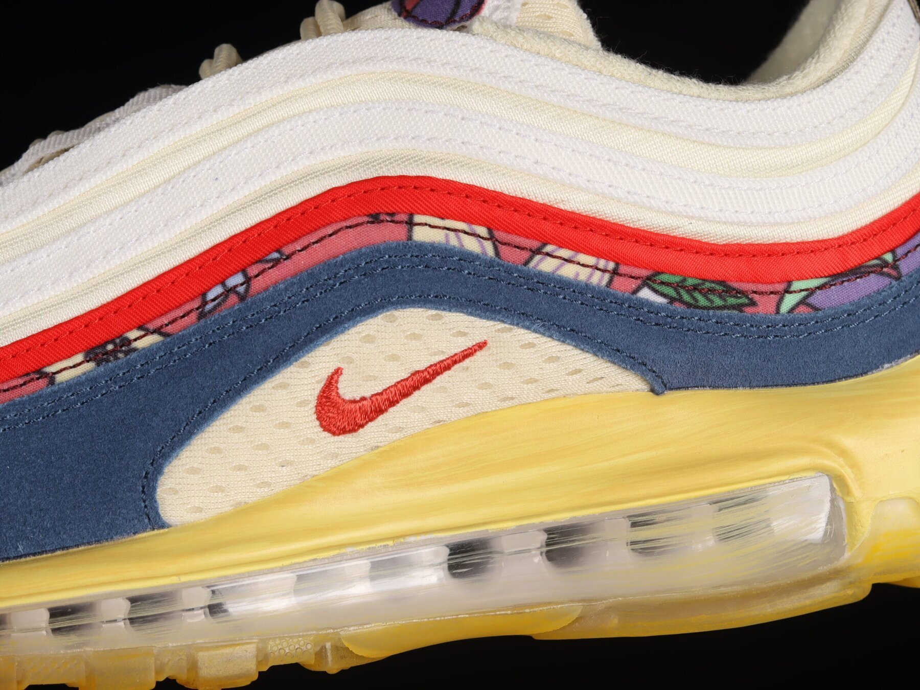 Air Max 97 Coconut Milk Fossil Denim Red - Image 8