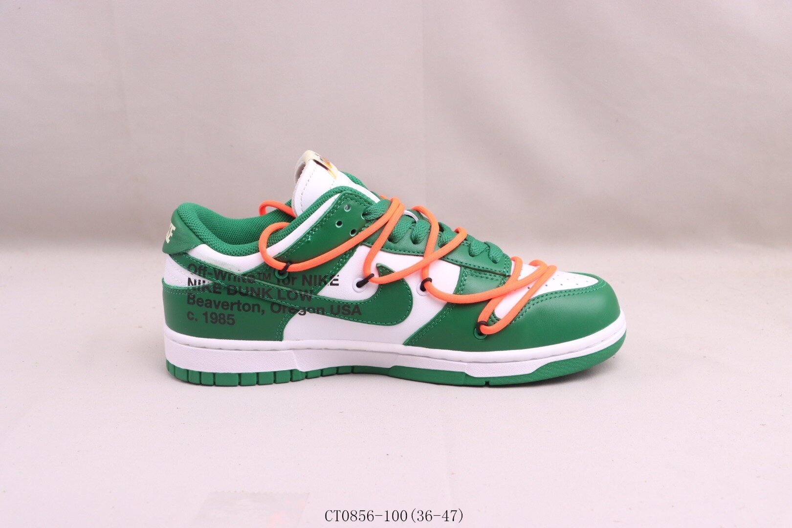 Dunk Low Off-White Pine Green - Image 5