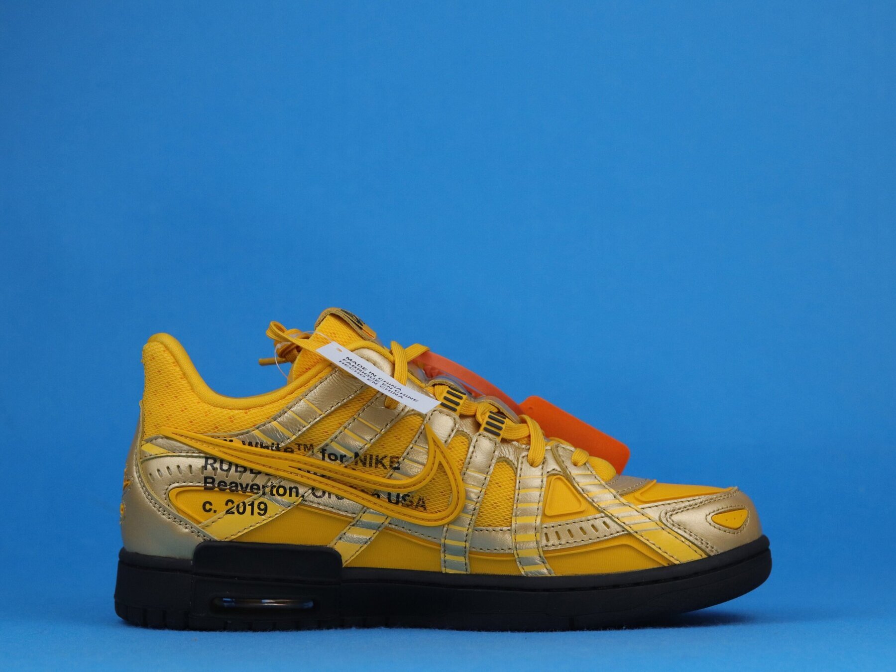 Air Rubber Dunk OFW University Gold - Image 3