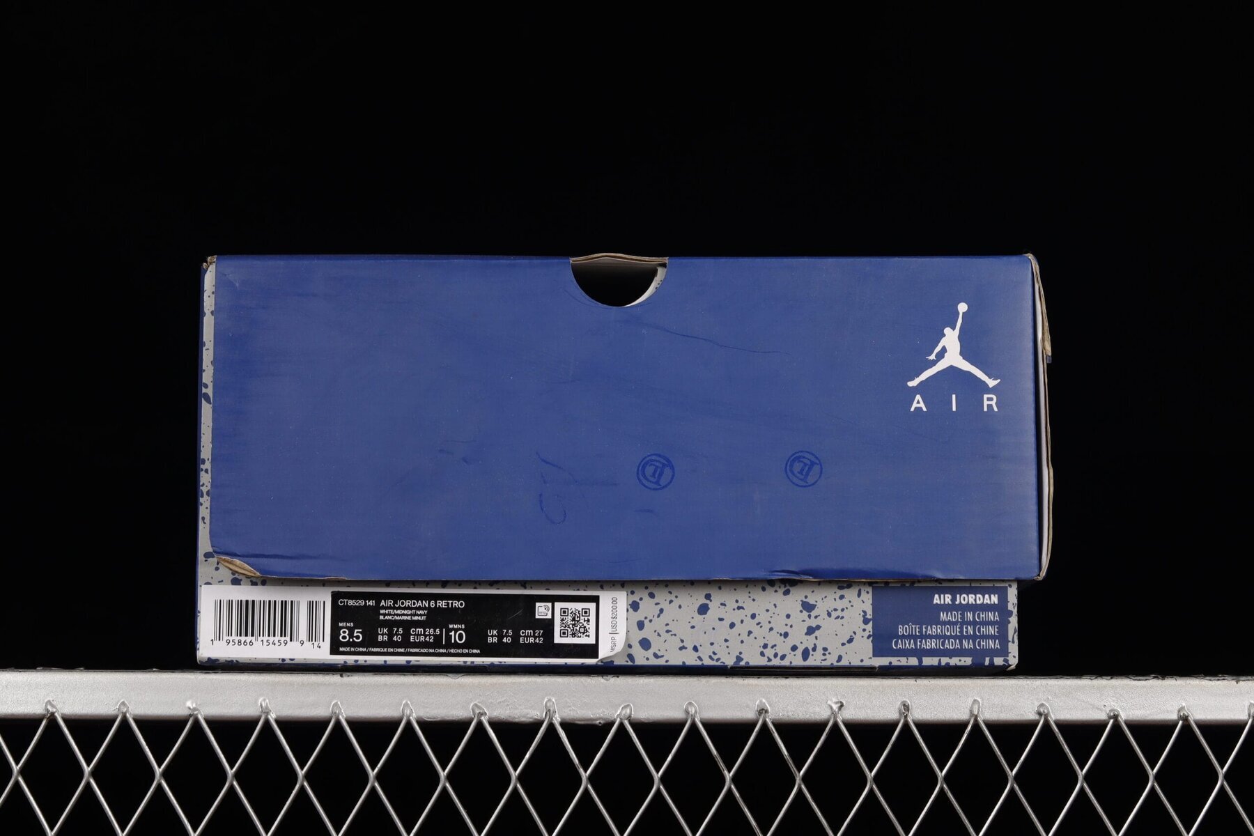 AJ6 Retro, Midnight Navy - Image 10