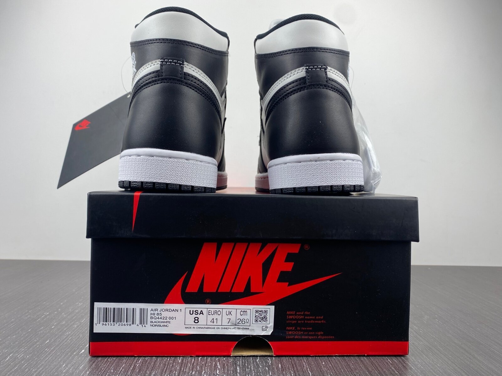 AJ1 Retro High '85 OG 'Black White' - Image 3