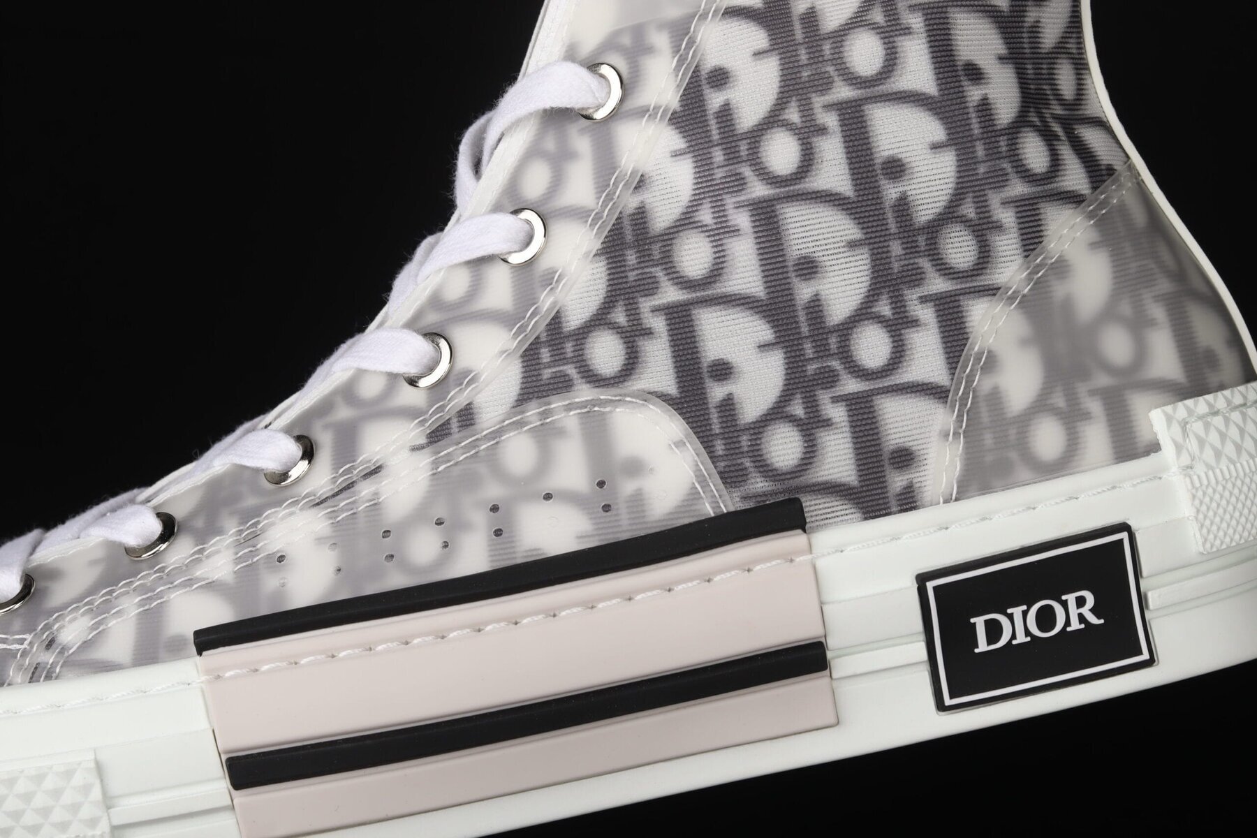 Dior B23 High Top Logo Oblique - Image 2