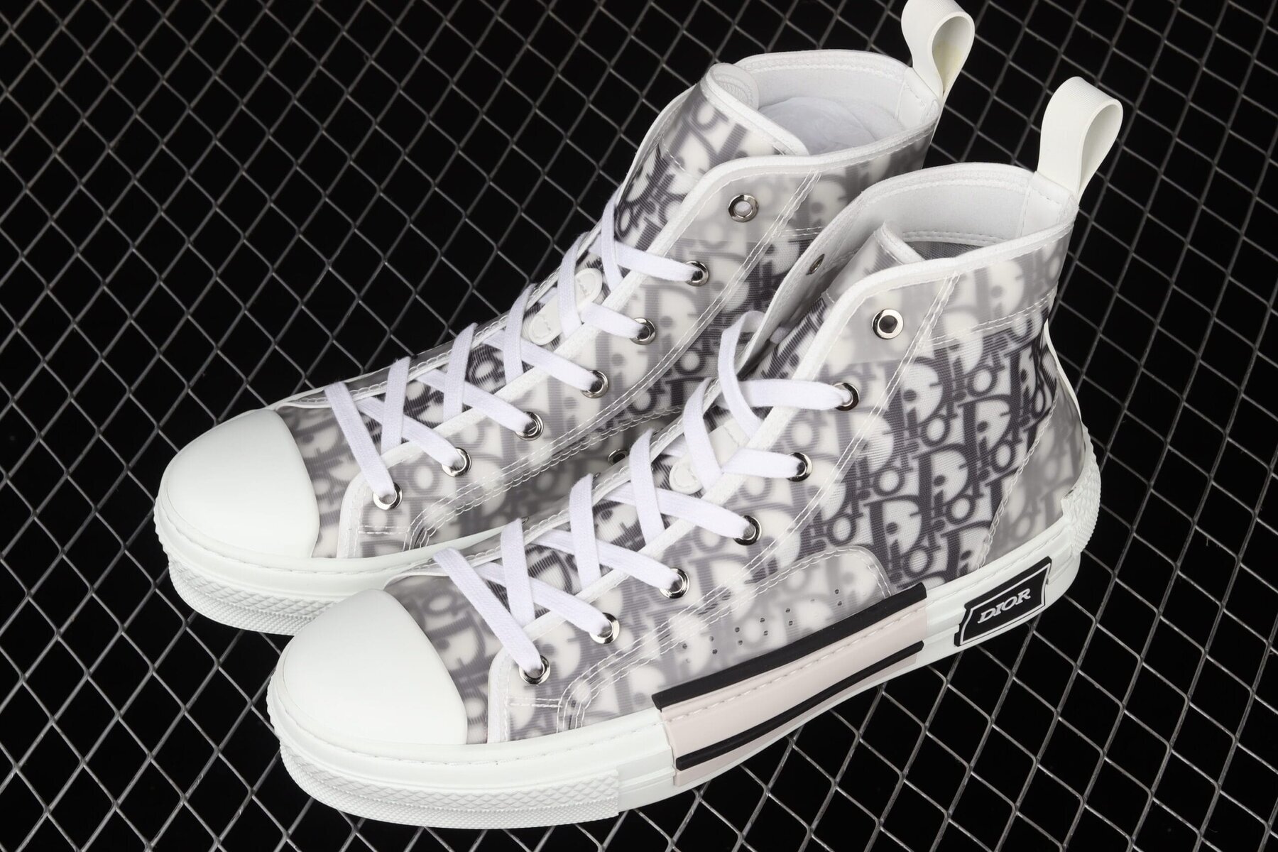 Dior B23 High Top Logo Oblique - Image 6