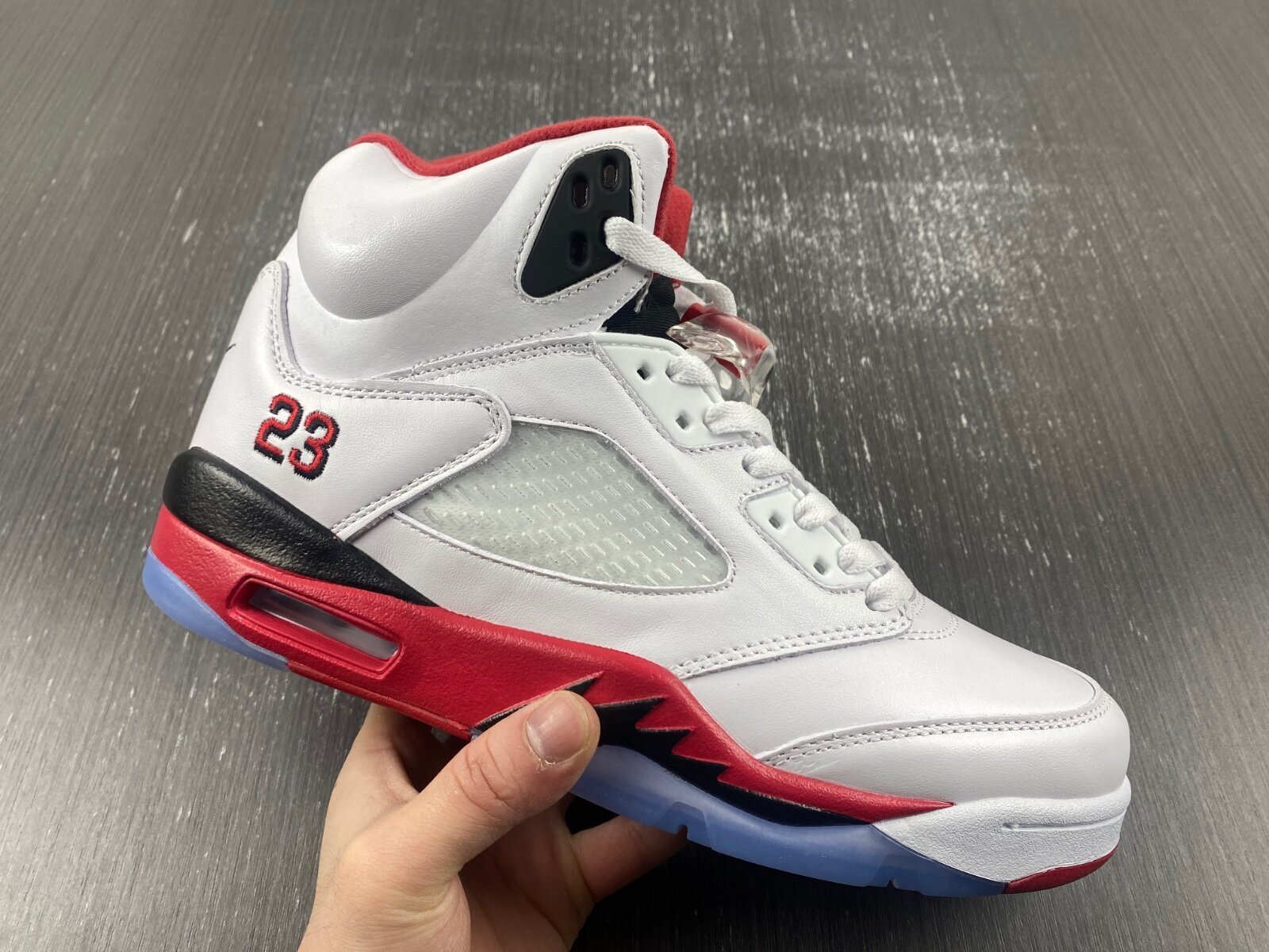 AJ5 Fire Red - Image 7