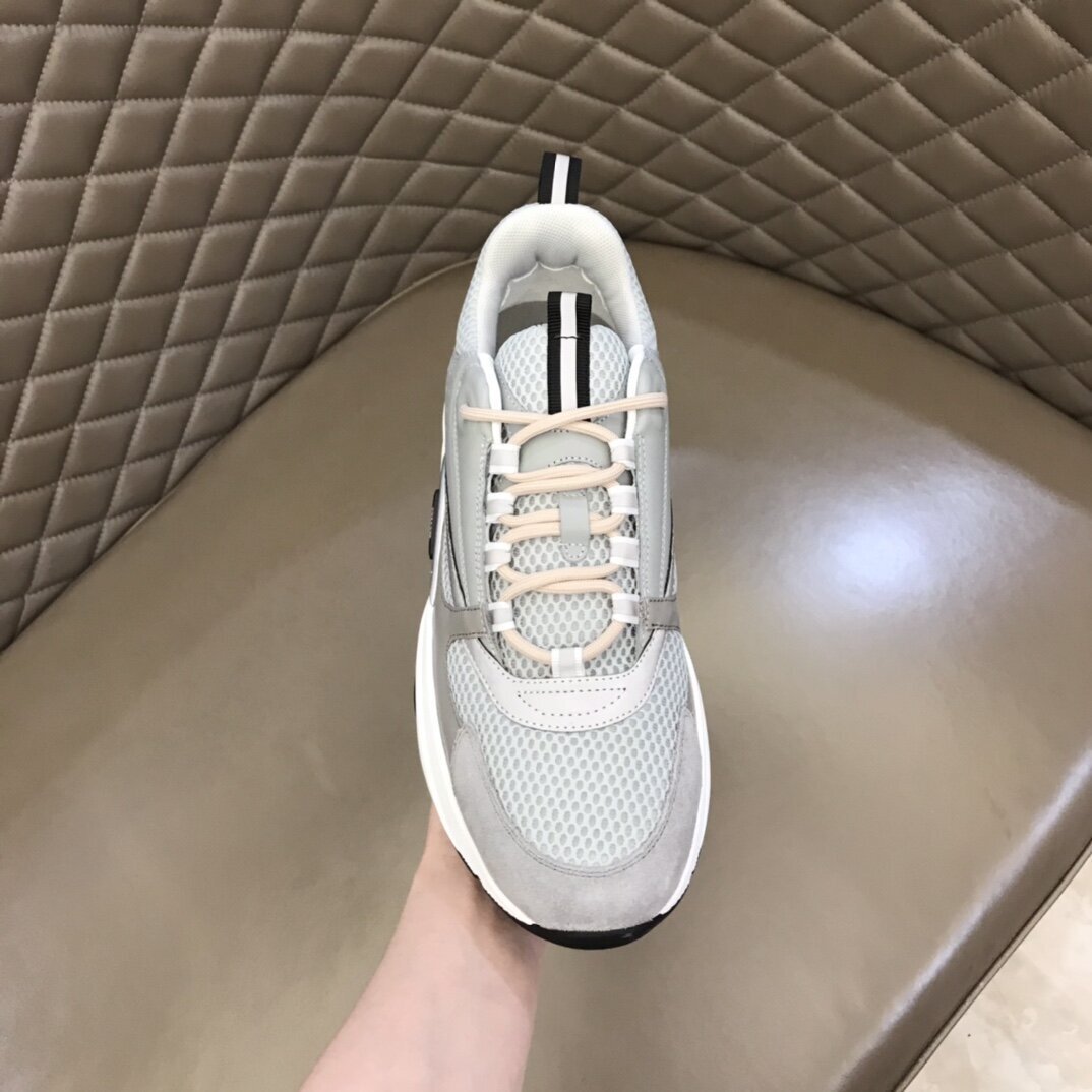 DIOR B22 Sneaker Grey White - Image 4