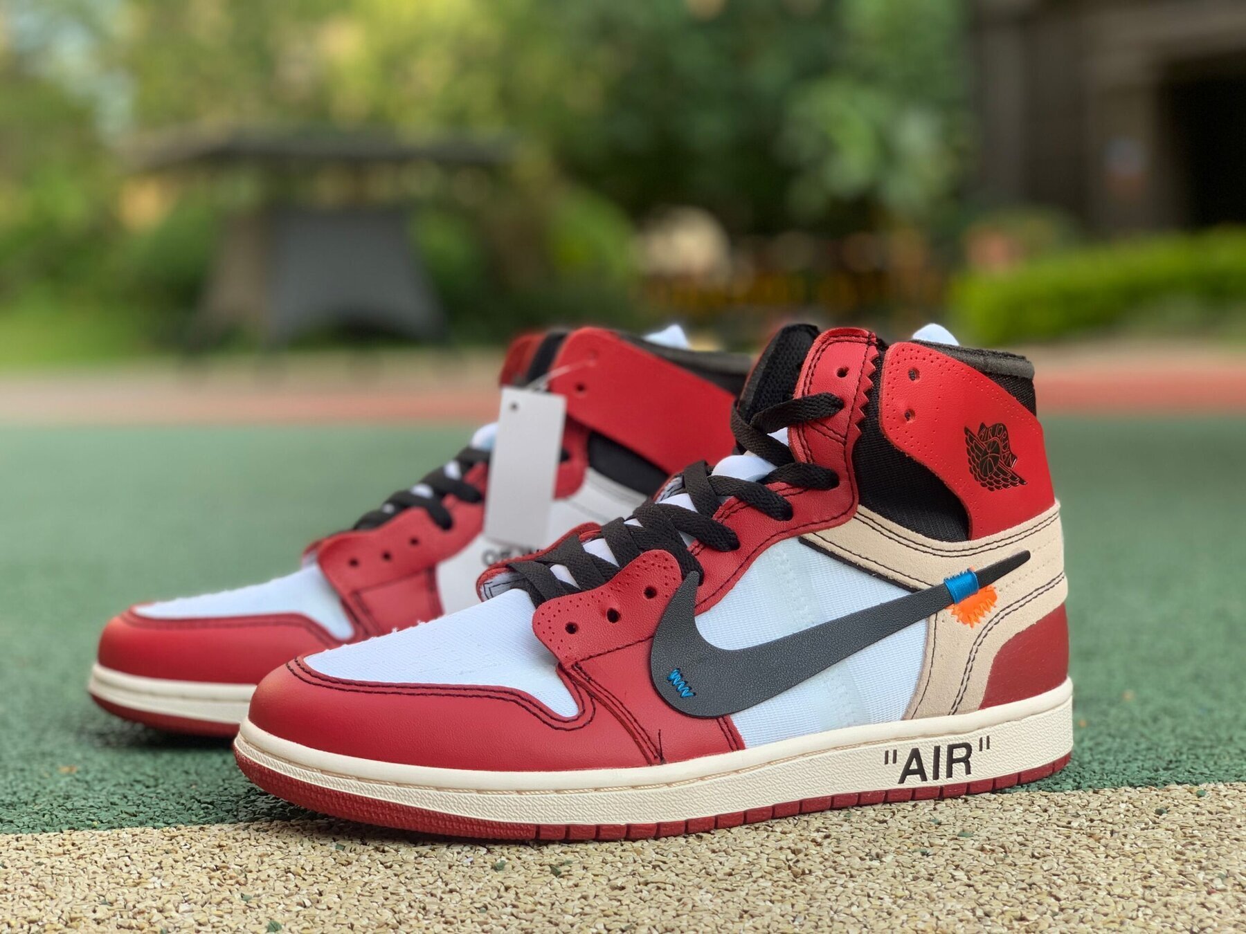 OFF WHITE AJ1 Chicago Red Extended Size - Image 18