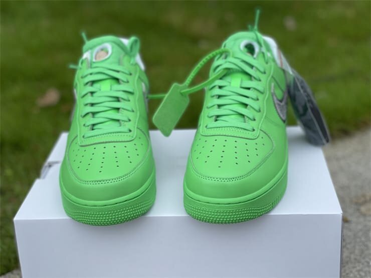 Air Force 1 Low Off-White Light Green Spark - Image 5