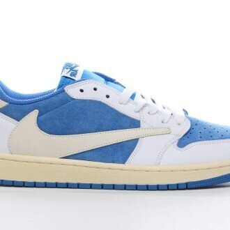 AJ1 Low TS White and Blue