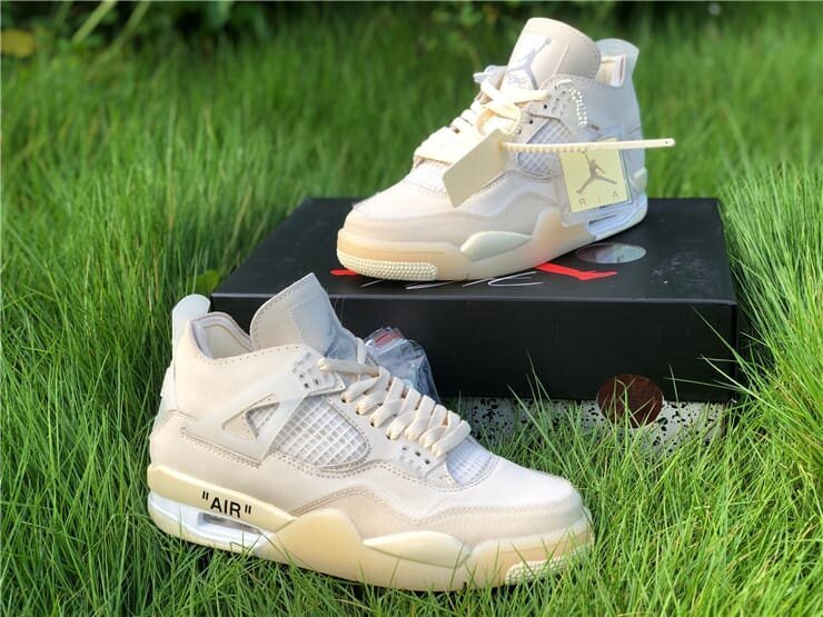 AJ4 Retro Off-White Sail Extended Size - Image 3