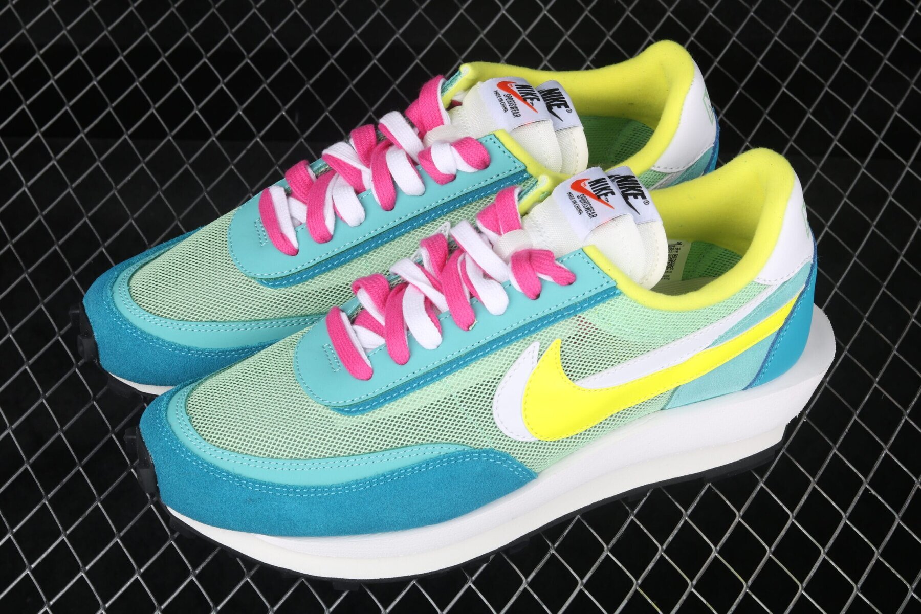 LDV Waffle, Sacai Blue Green Yellow White - Image 6