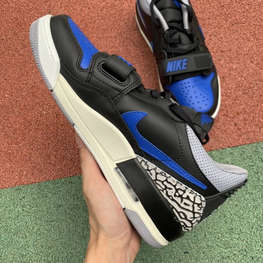 AJ Legacy 312 Low Black Royal - Image 4