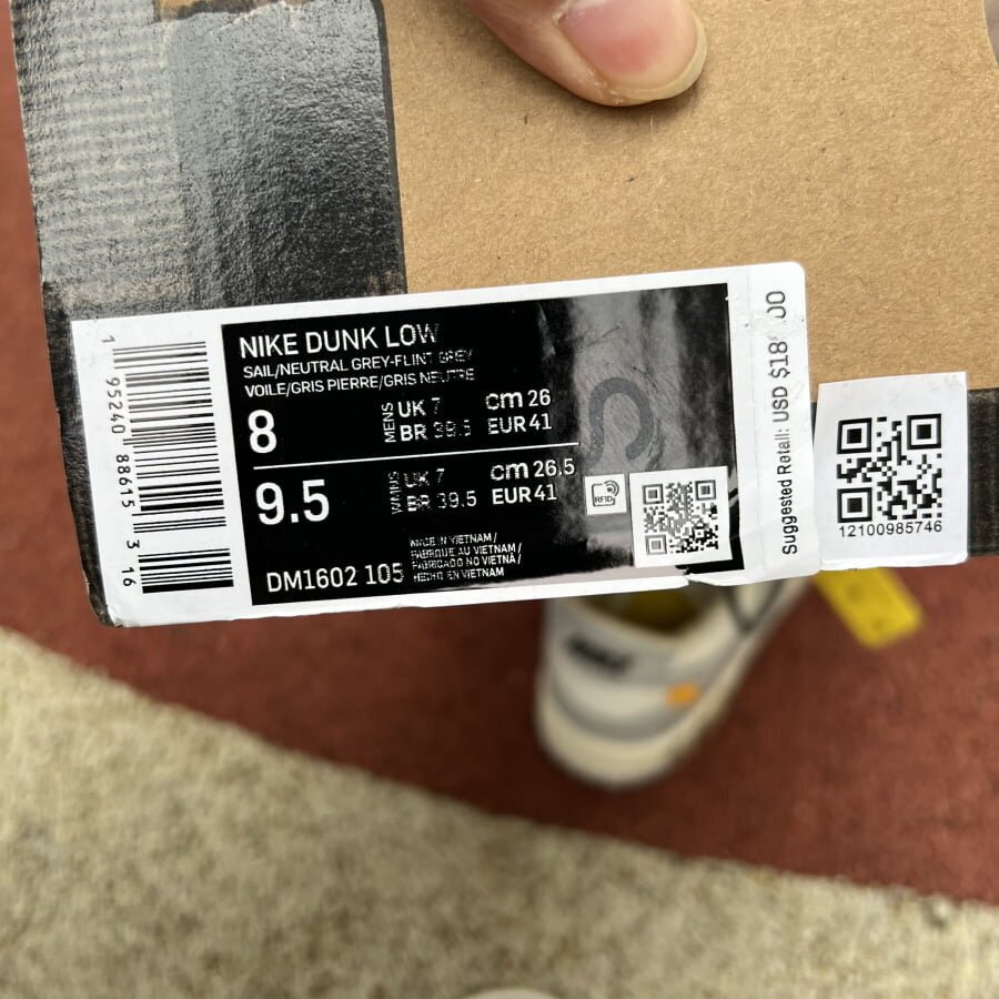 Off White Dunk Lot 41 - Image 5