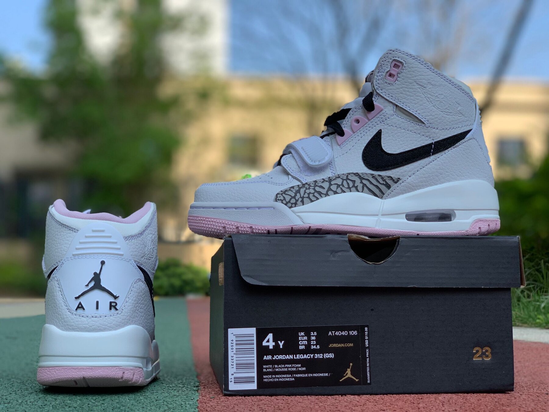 AJ Legacy 312 White Black Pink Foam - Image 6