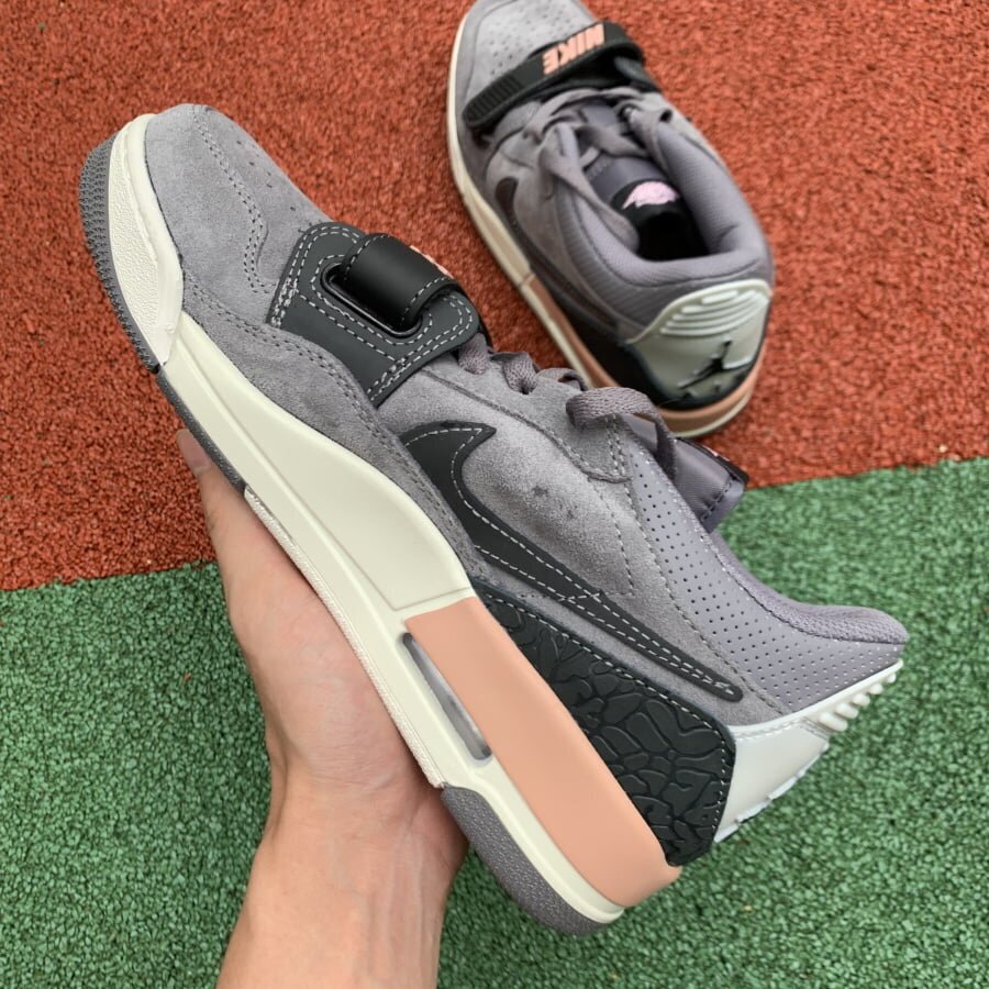 AJ Legacy 312 Low Gunsmoke Coral - Image 3