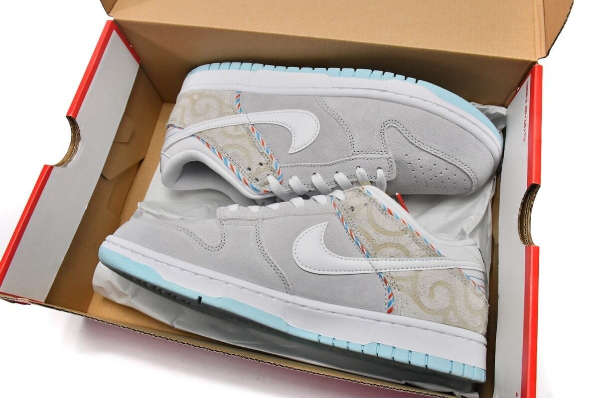Dunk Low SE Barber Shop Grey - Image 3