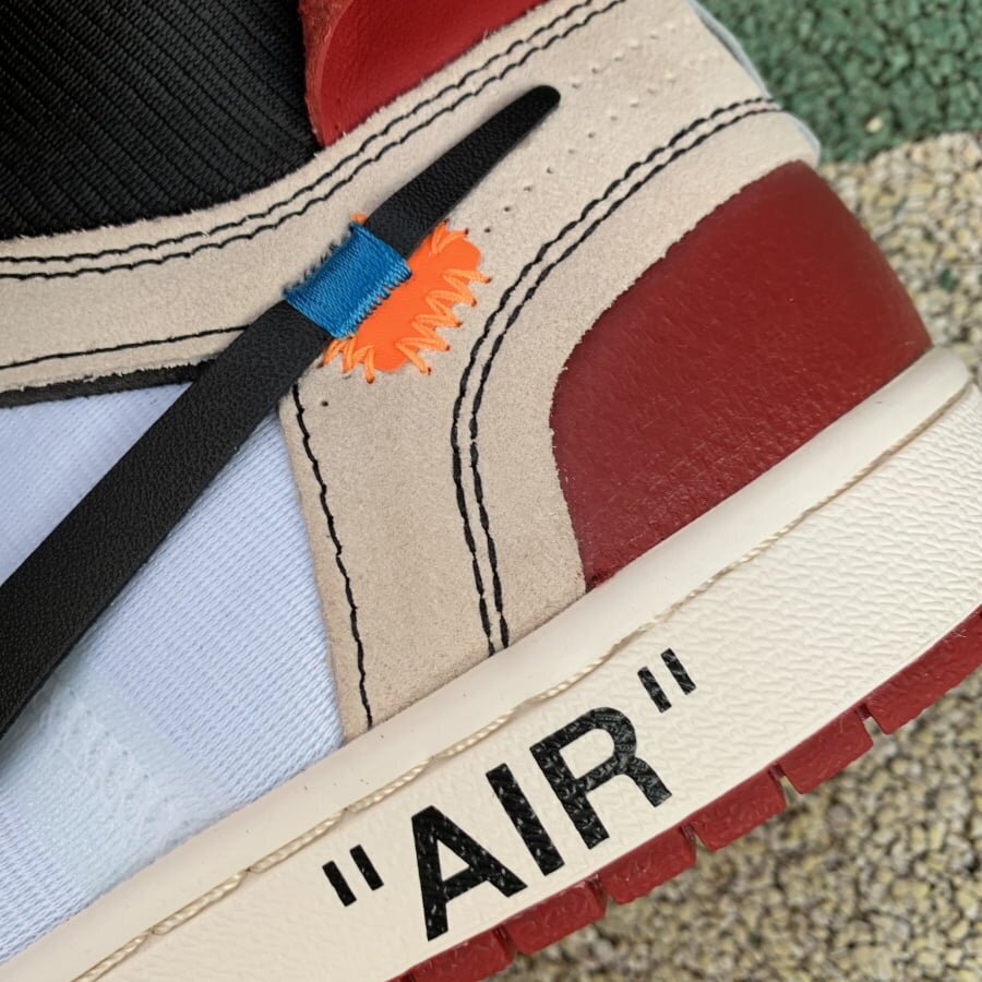 OFF WHITE AJ1 Chicago Red Extended Size - Image 9