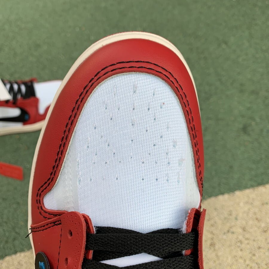 OFF WHITE AJ1 Chicago Red Extended Size - Image 12