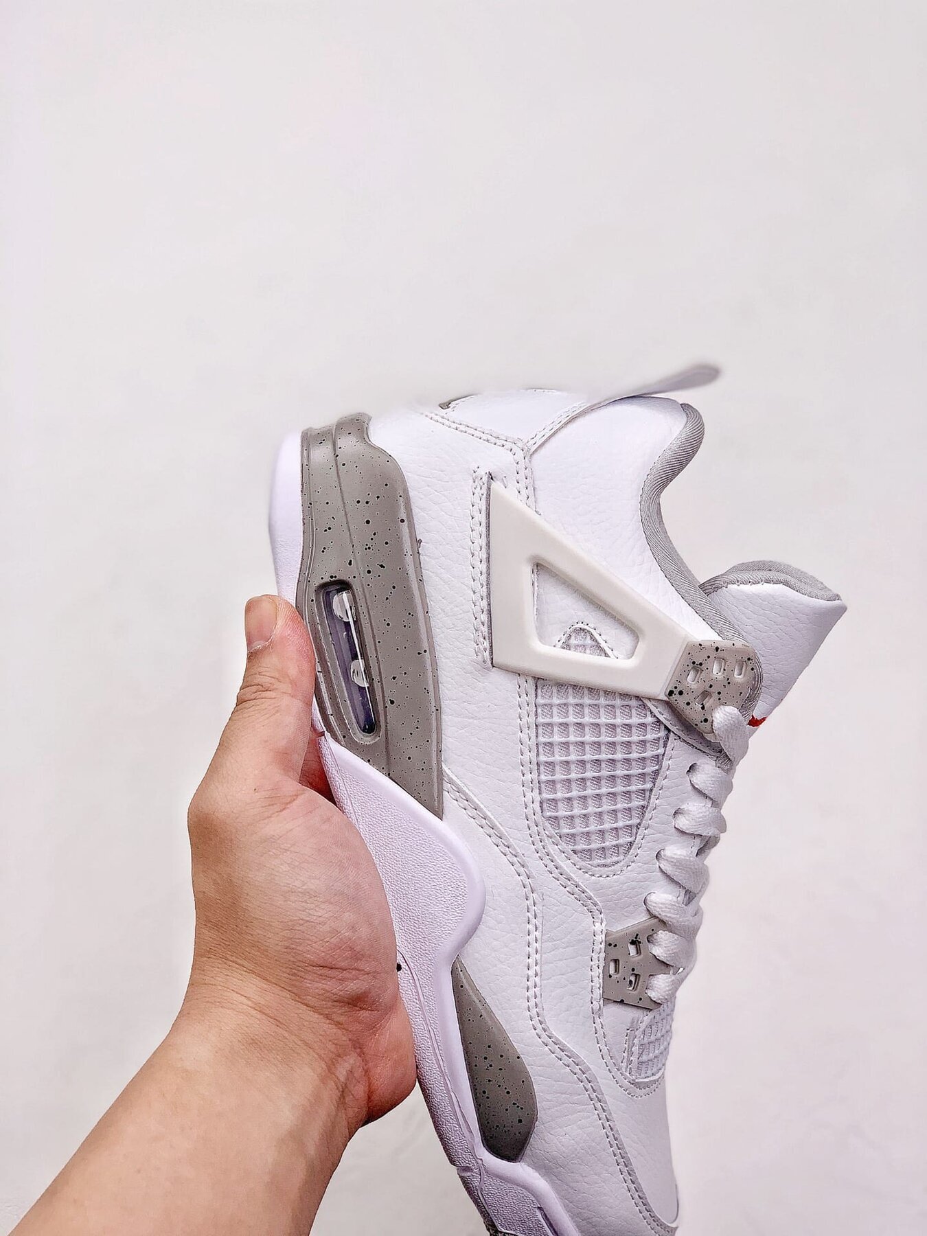 AJ4 Retro White Oreo extended size - Image 6