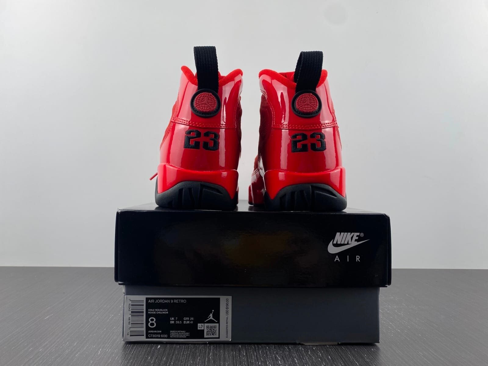 AJ9 Retro Chile Red - Image 17