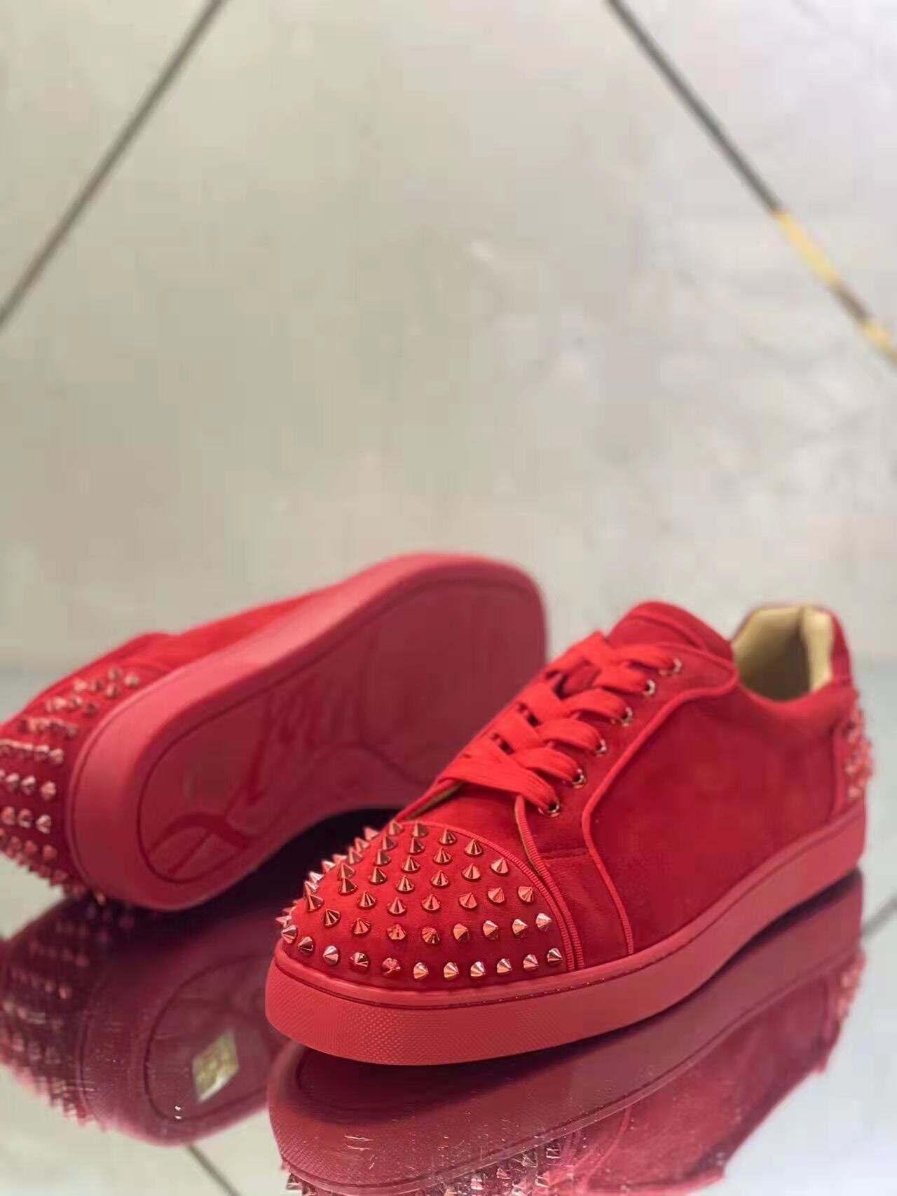 Christian Louboutin Seavaste 2 Orlato Flat Red - Image 7
