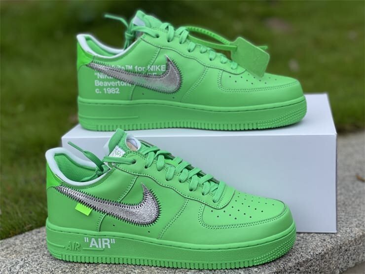 Air Force 1 Low Off-White Light Green Spark - Image 2