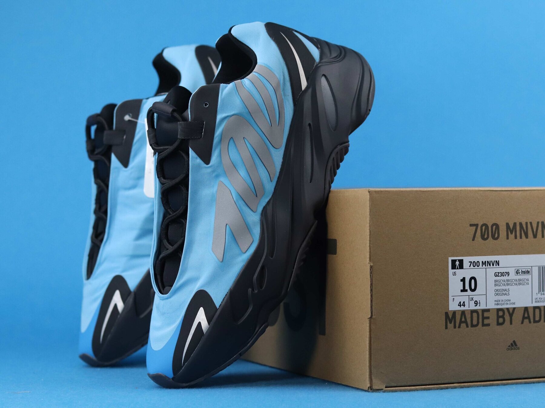 adidas Yeezy Boost 700 MNVN Bright Cyan - Image 7