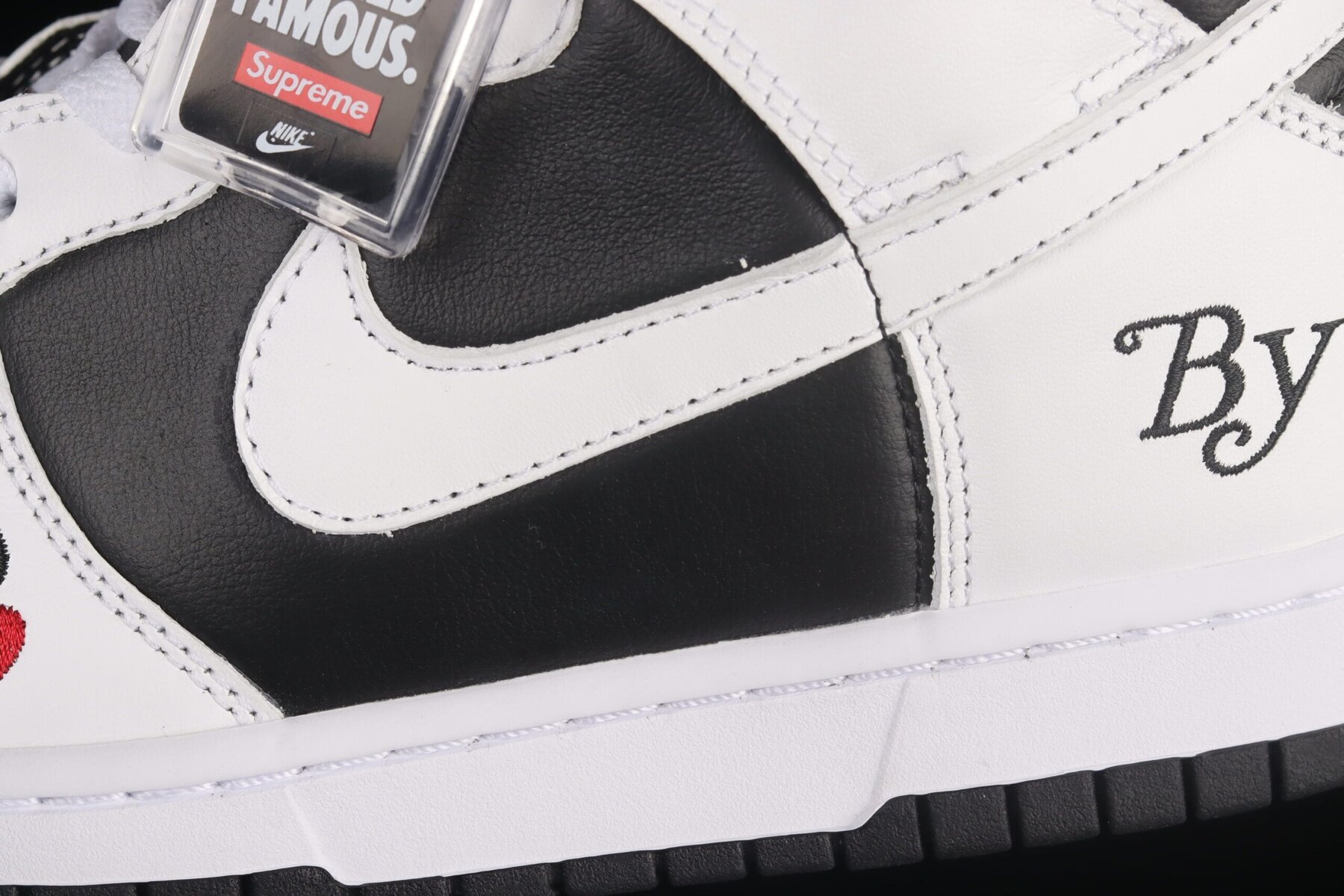 SB Dunk High, Supreme By Any Means Black - Image 4