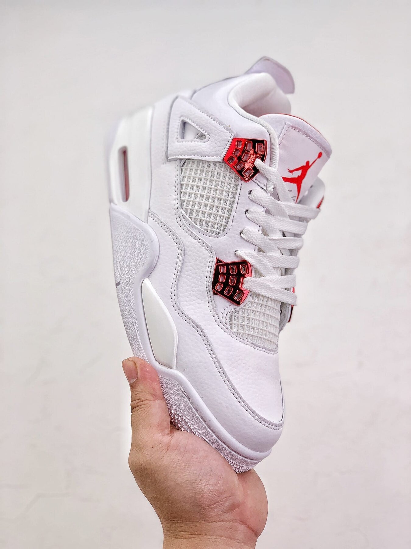 AJ4 Retro Metallic Red Extended size 14 - Image 5