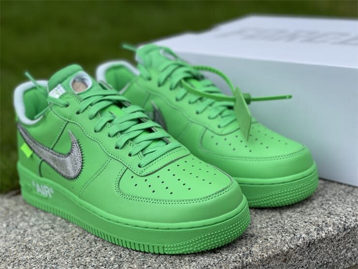 Air Force 1 Low Off-White Light Green Spark - Image 4