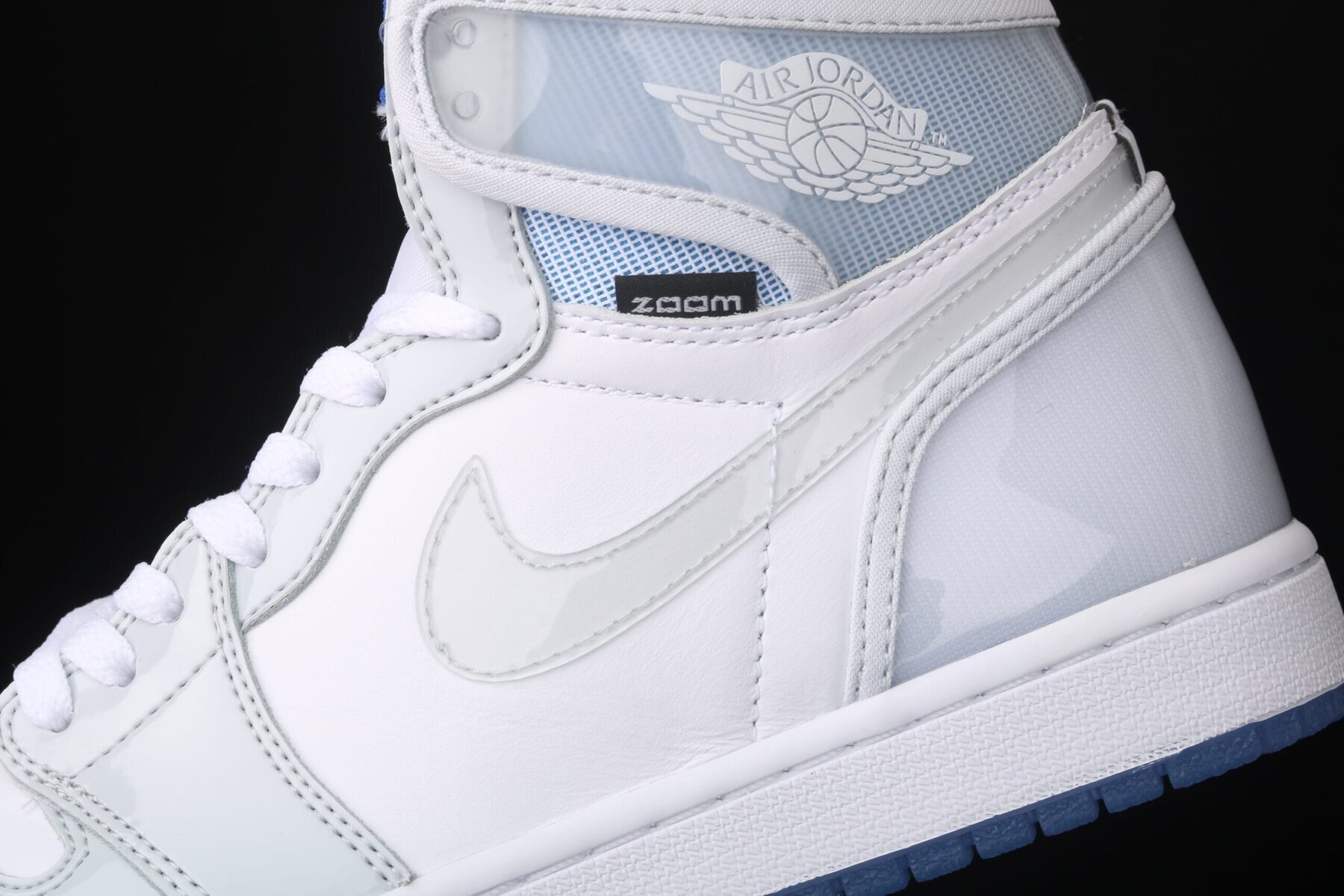 AJ1 Retro High, Zoom White Racer Blue - Image 4