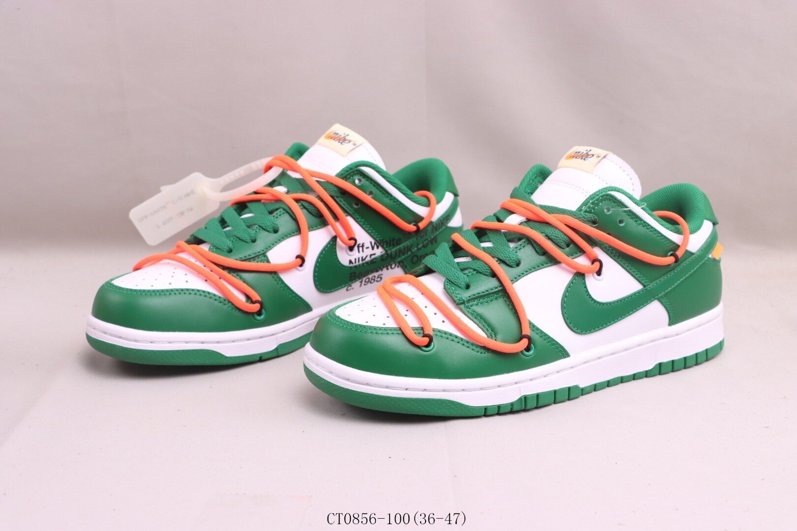 Dunk Low Off-White Pine Green - Image 3