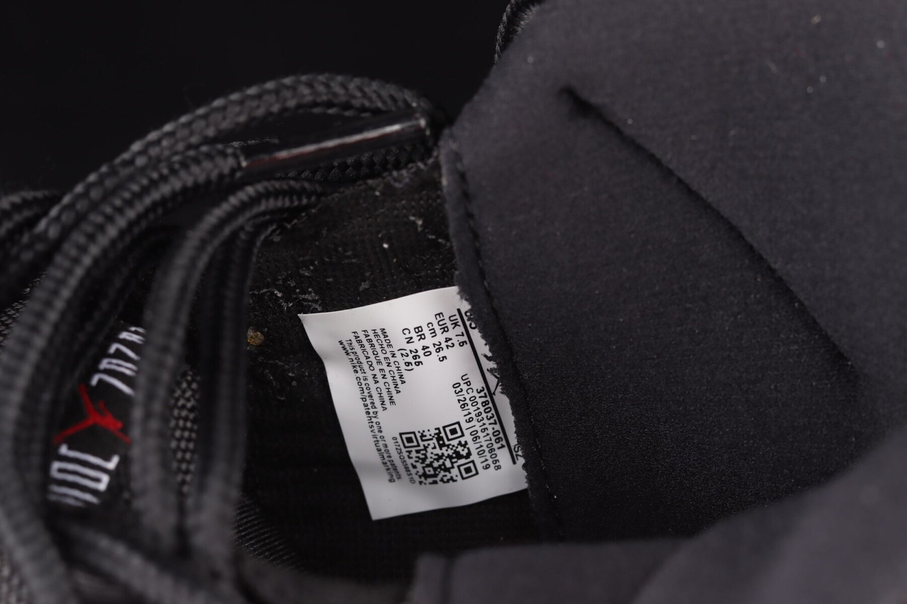 AJ11 Retro Playoffs Bred Extended Size - Image 8