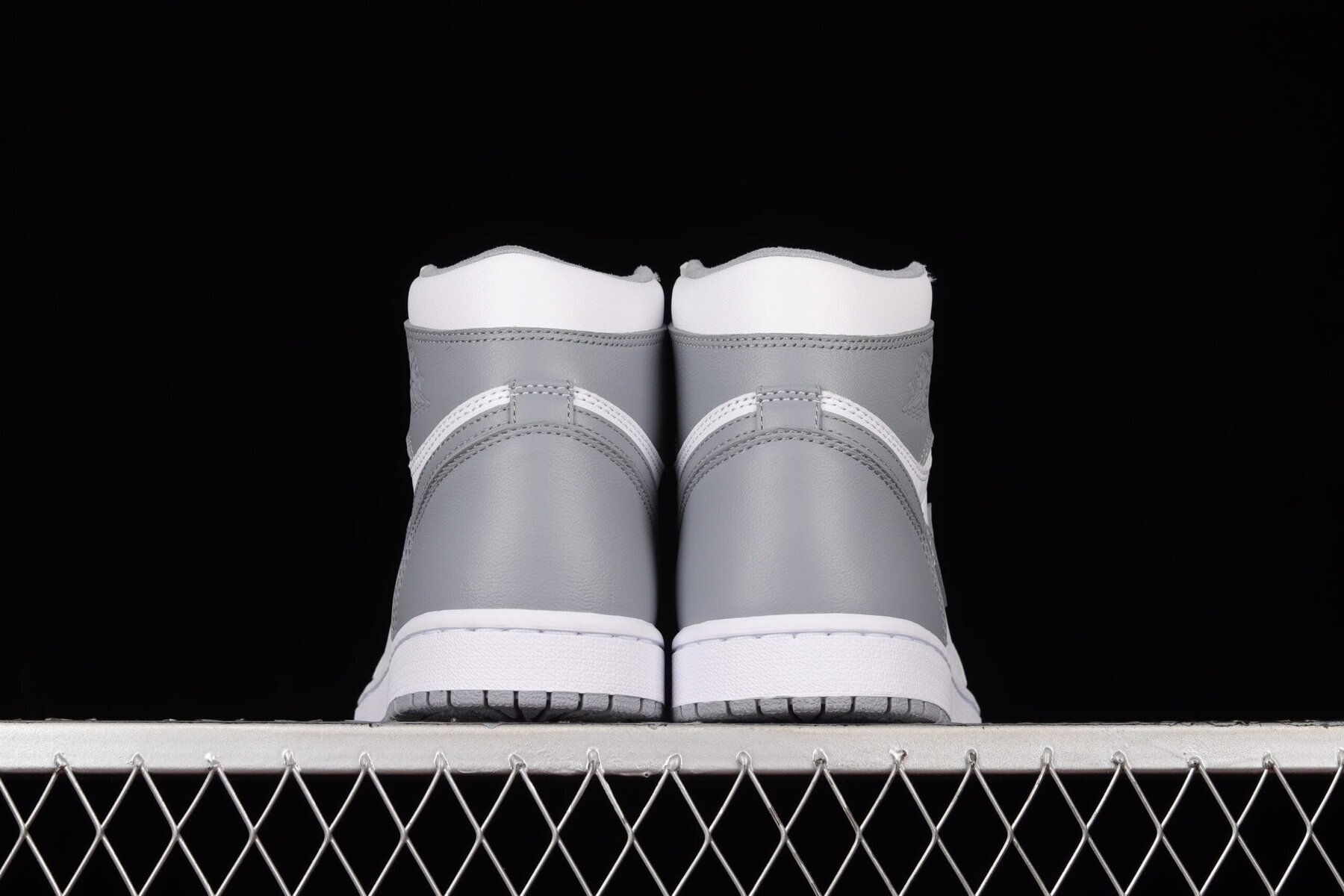 AJ1 High OG Stealth White Dark Grey - Image 6