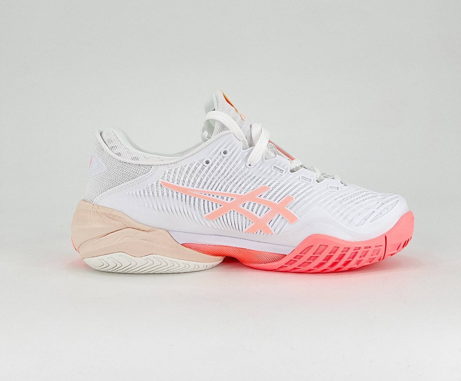 ASICS Court FF 3 White/Sun Coral