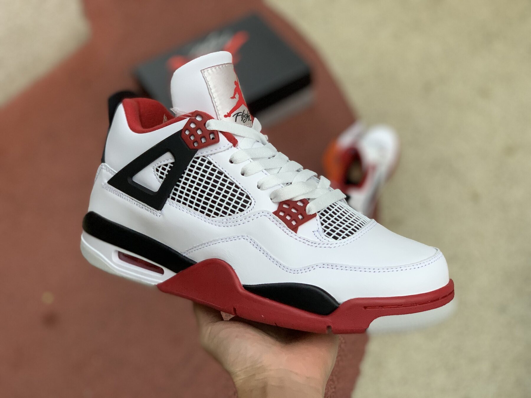 AJ4 Retro Fire Red - Image 8