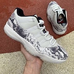 AJ11 Retro Low Snake Light Bone - Image 16